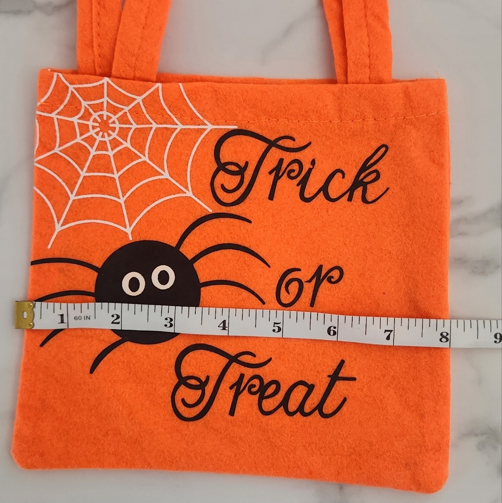 Halloween Orange Trick or Treat Tote Bag - Picture 7 of 8
